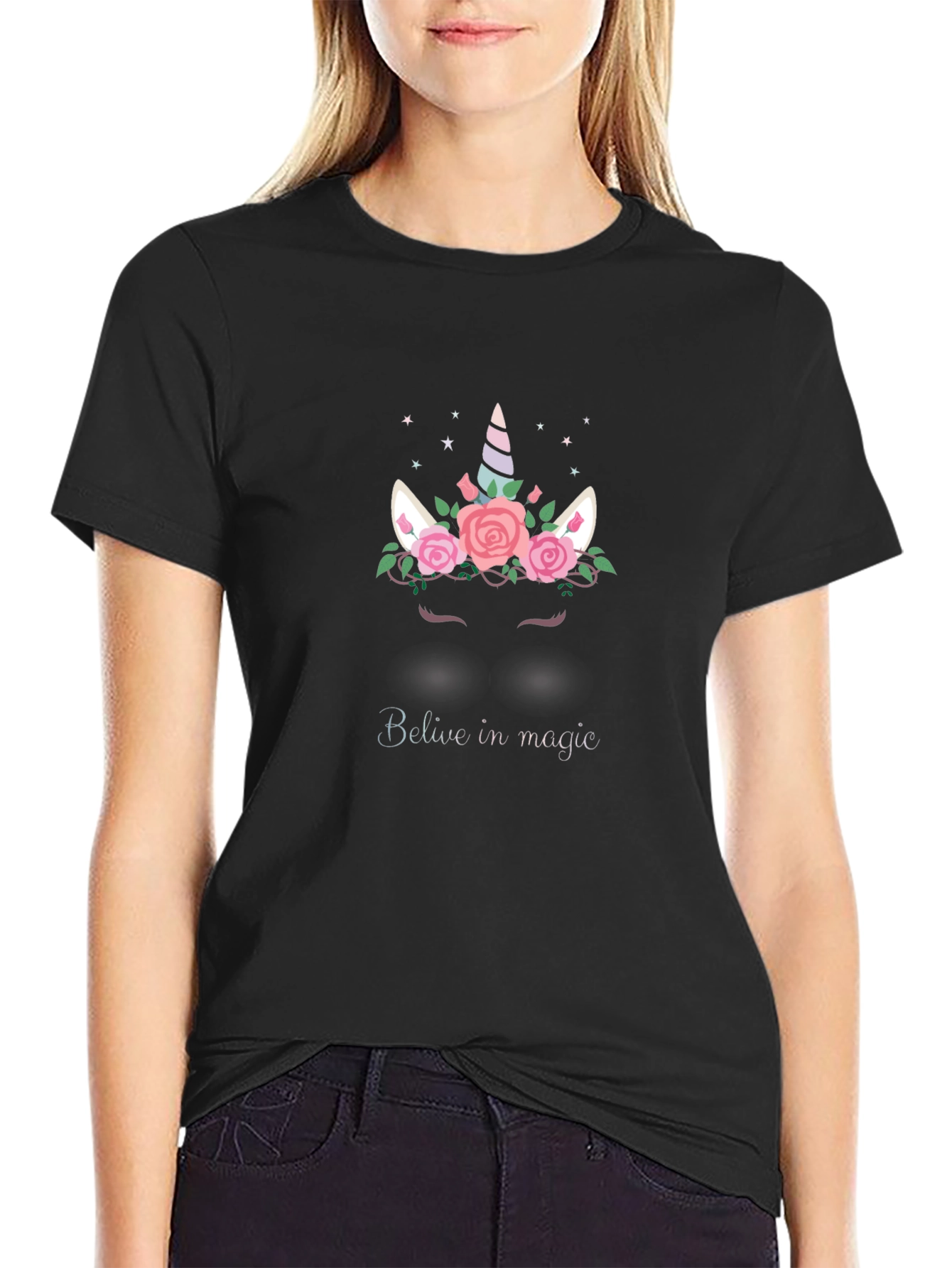 Unicorn Magic Graphic T-Shirt - Believe in Magic Tee