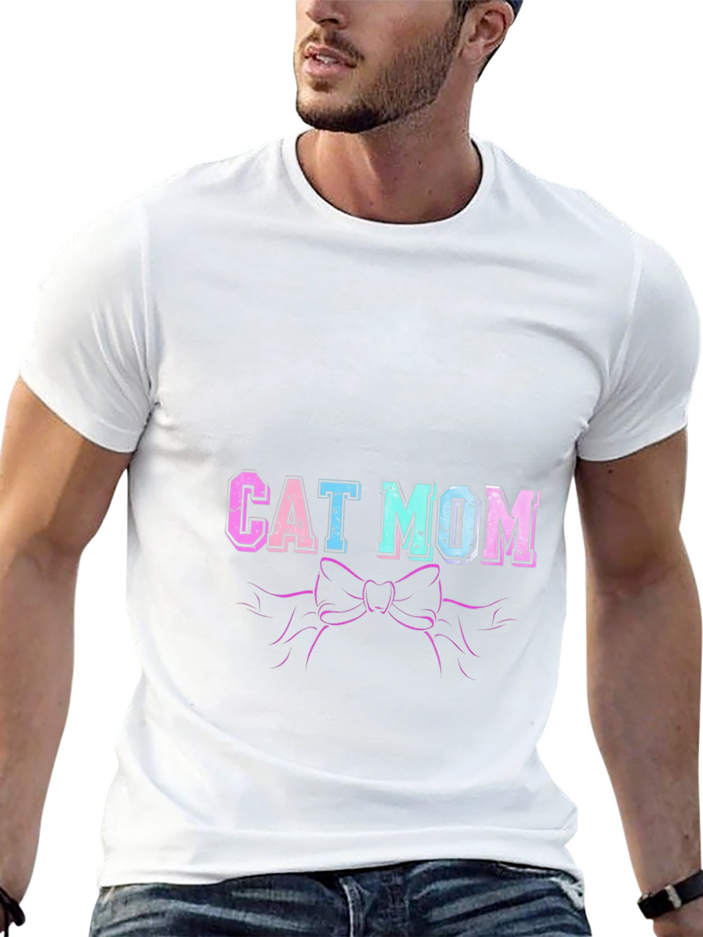 Cat Mom T-Shirt - Cute Graphic Tee