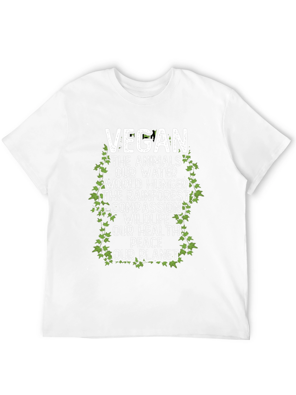 Vegan T-Shirt - Animals Water Planet