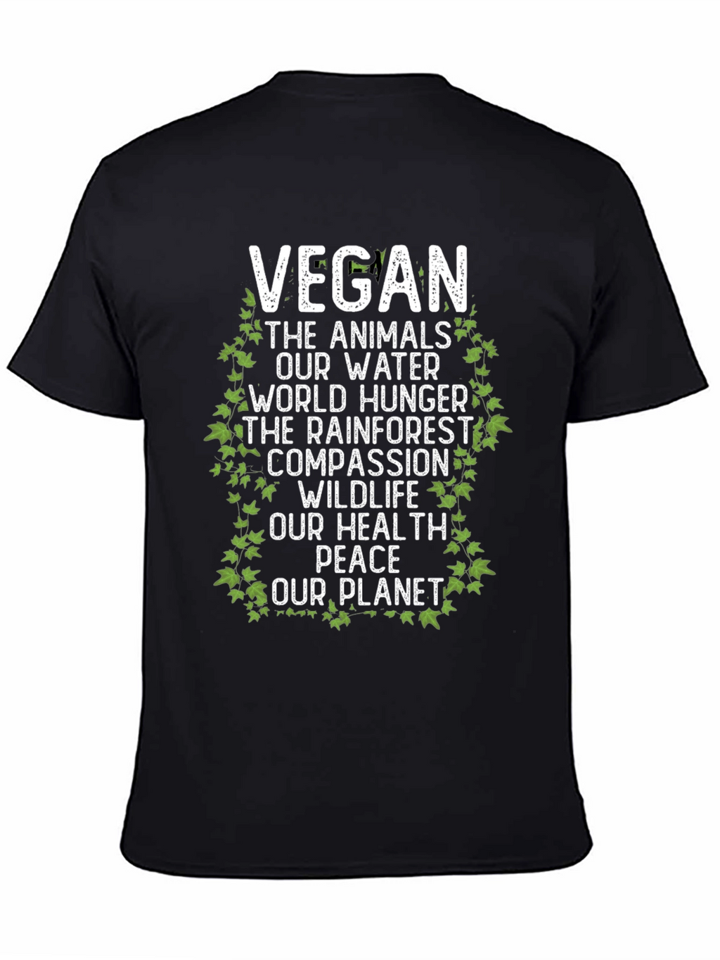 Vegan T-Shirt - Animals Water Planet