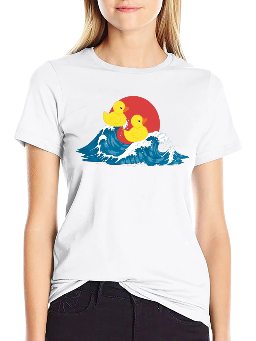 Duck Wave T-Shirt - Quirky Graphic Tee