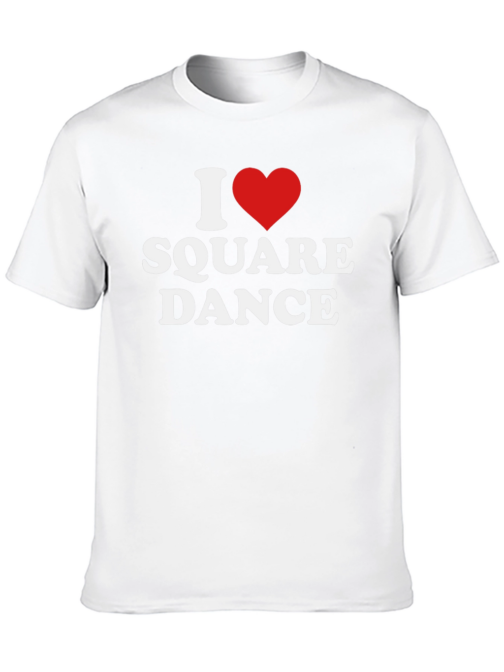 I Heart Square Dance Black T-Shirt