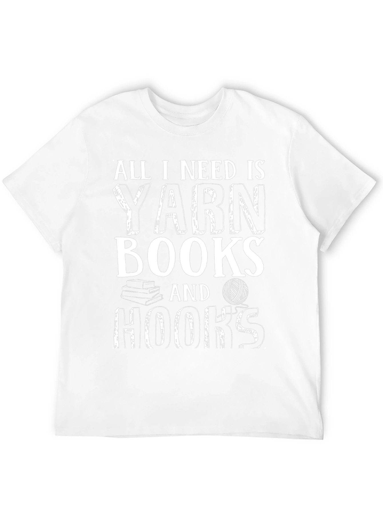 Yarn Books and Hooks T-Shirt