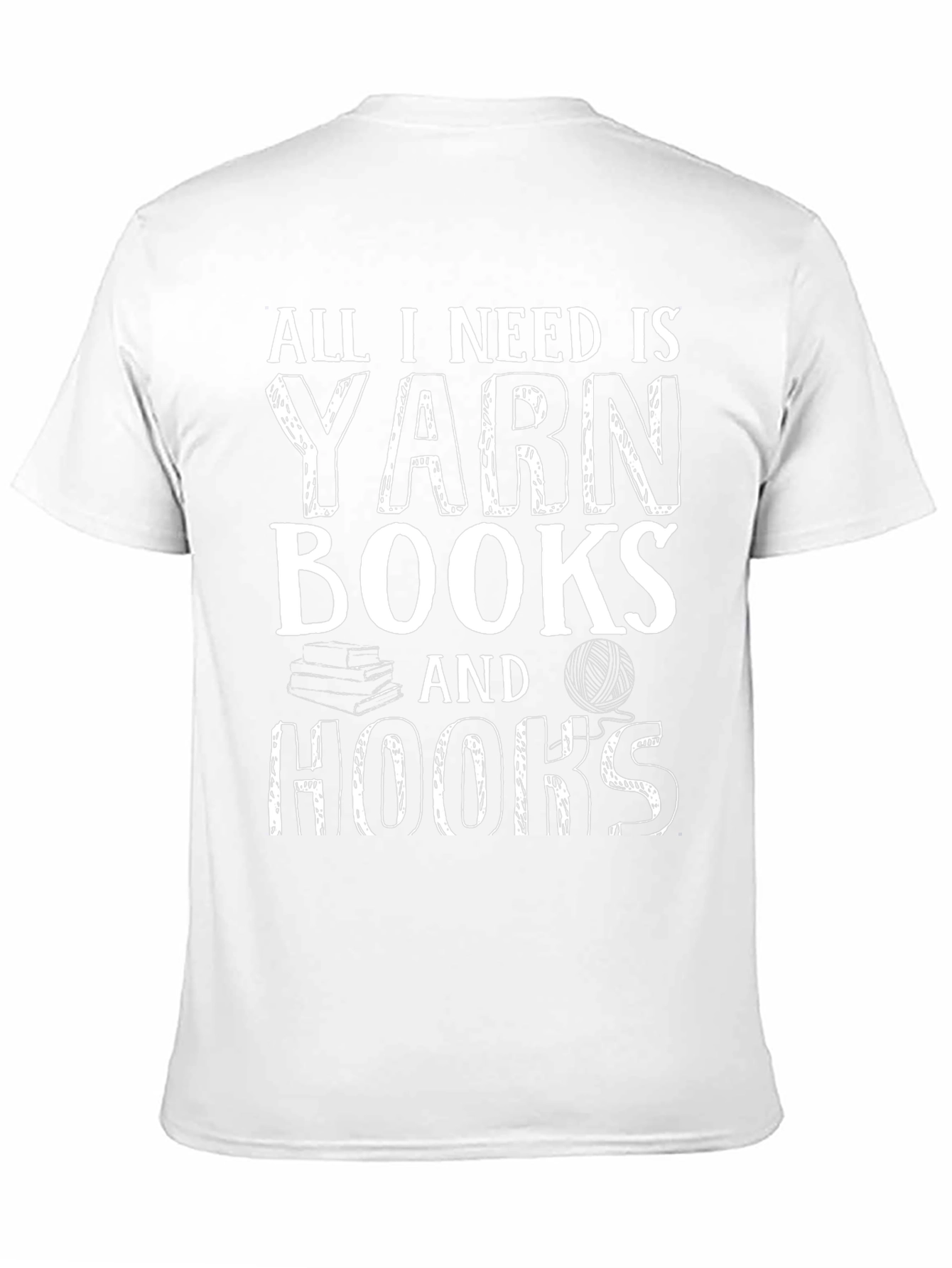 Yarn Books and Hooks T-Shirt