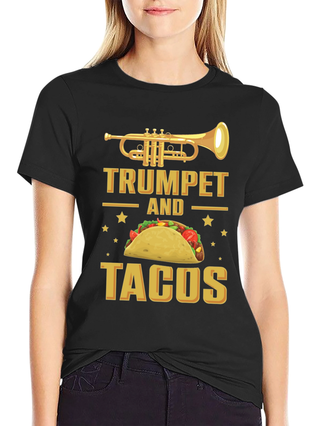 Trumpet and Tacos Graphic Tee