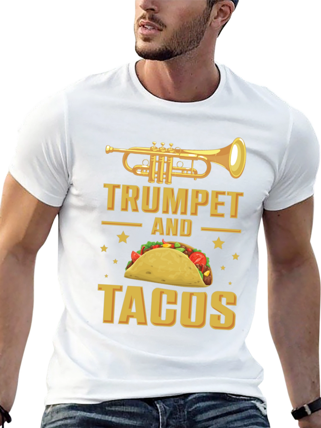 Trumpet and Tacos Graphic Tee
