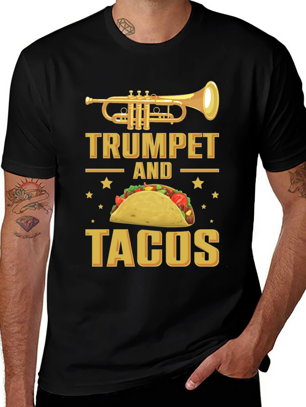 Trumpet and Tacos Graphic Tee