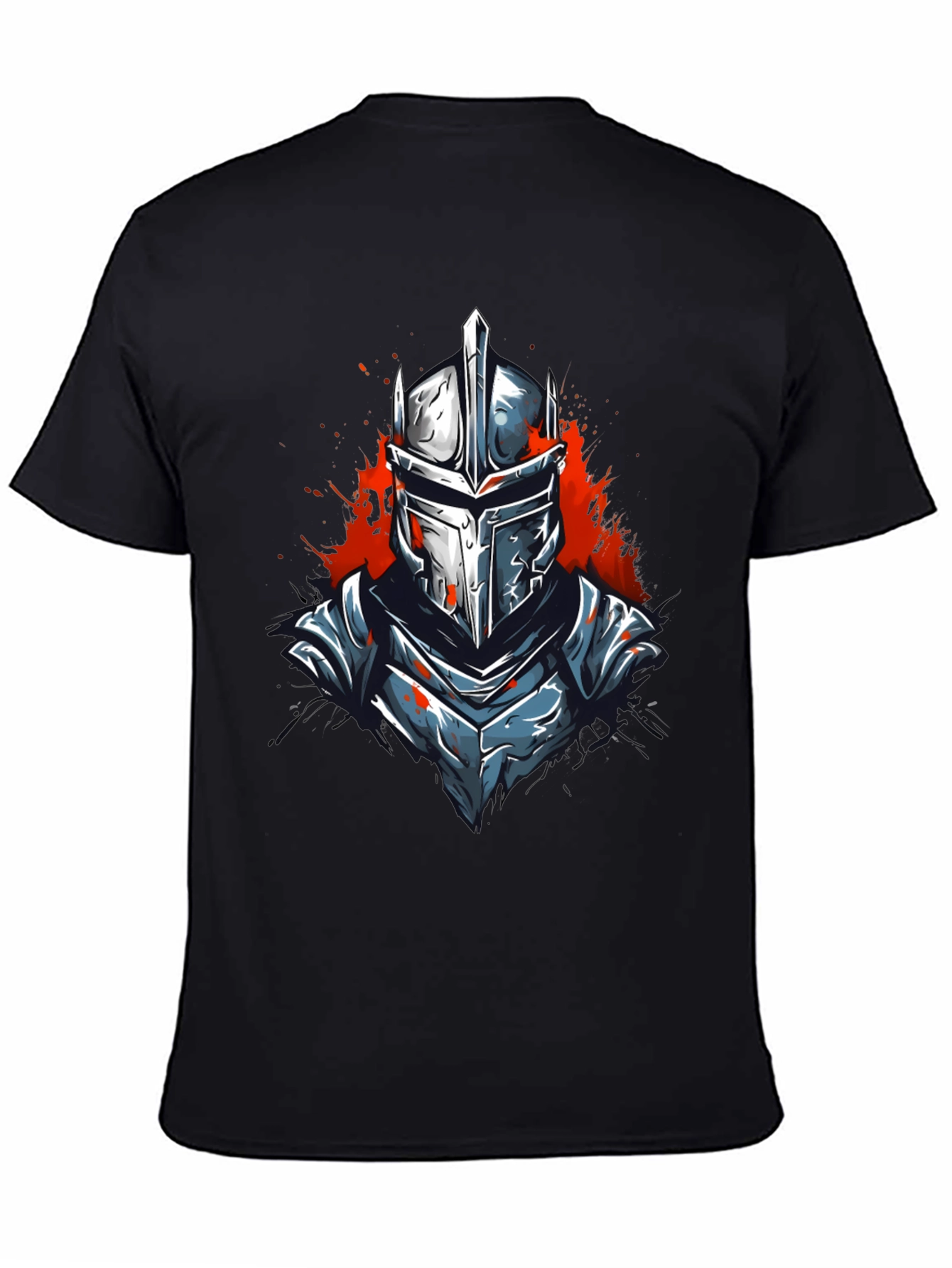 Warrior Knight Graphic Tee - Black
