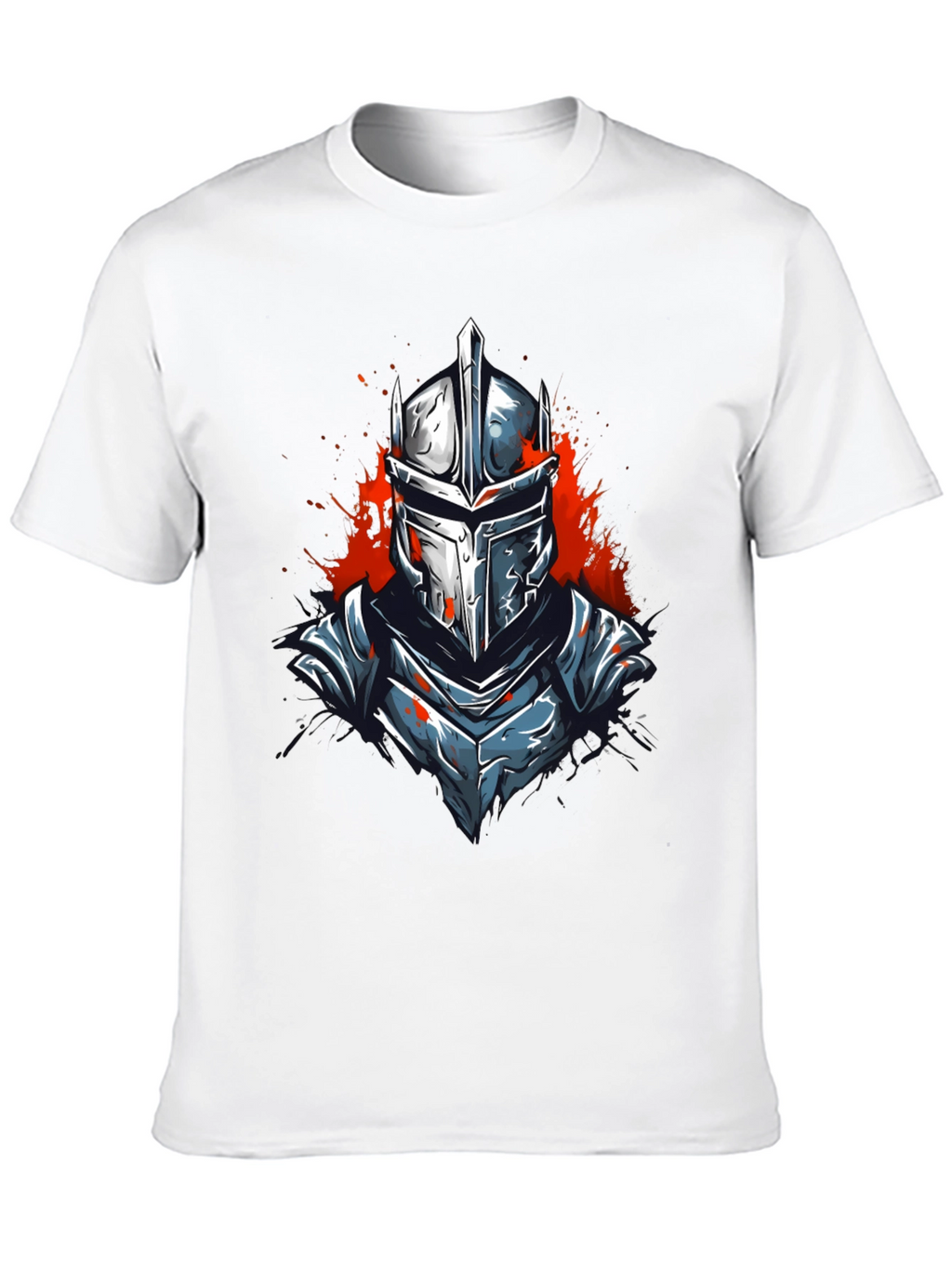 Warrior Knight Graphic Tee - Black