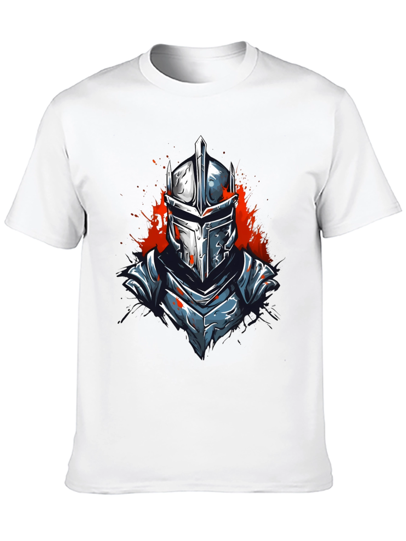 Warrior Knight Graphic Tee - Black