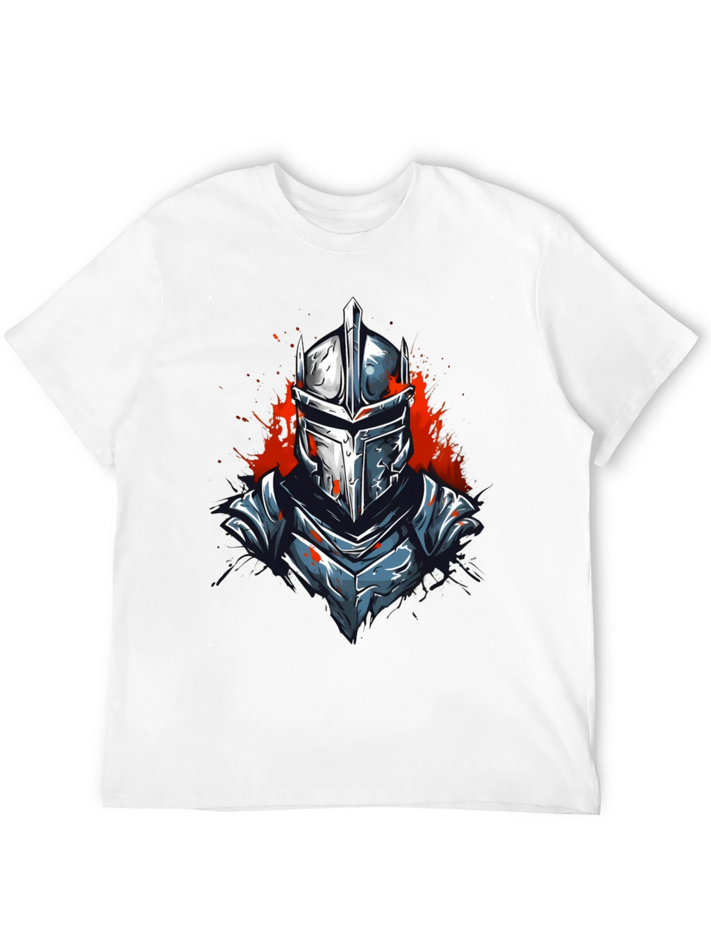 Warrior Knight Graphic Tee - Black