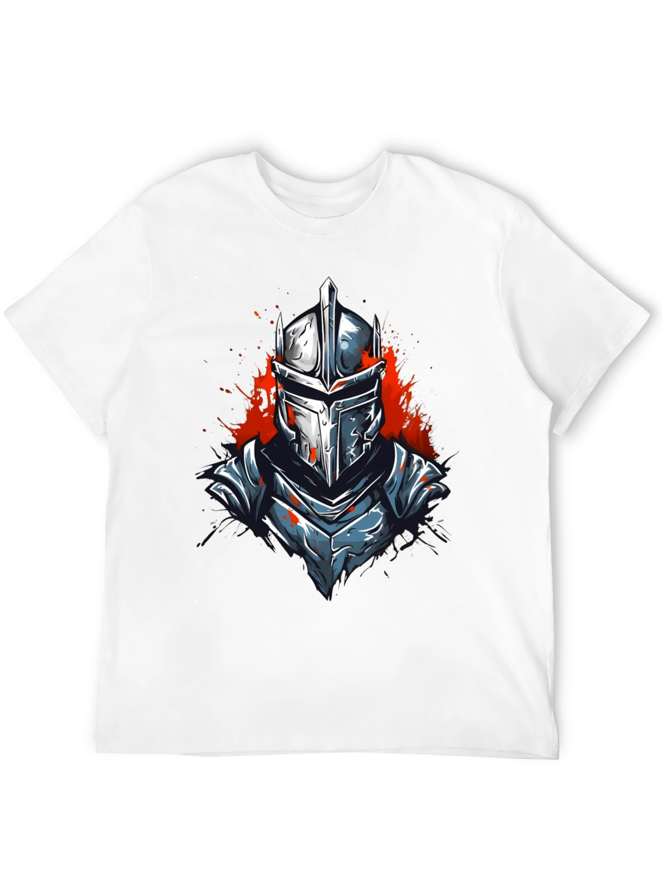 Warrior Knight Graphic Tee - Black