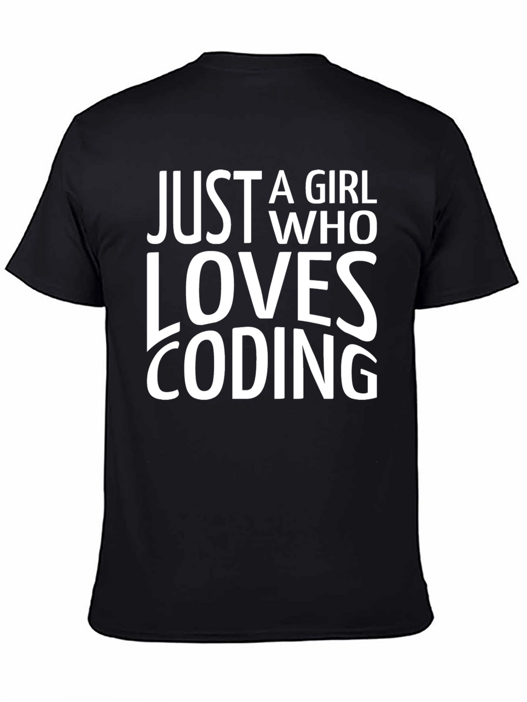 Just A Girl Who Loves Coding T-Shirt