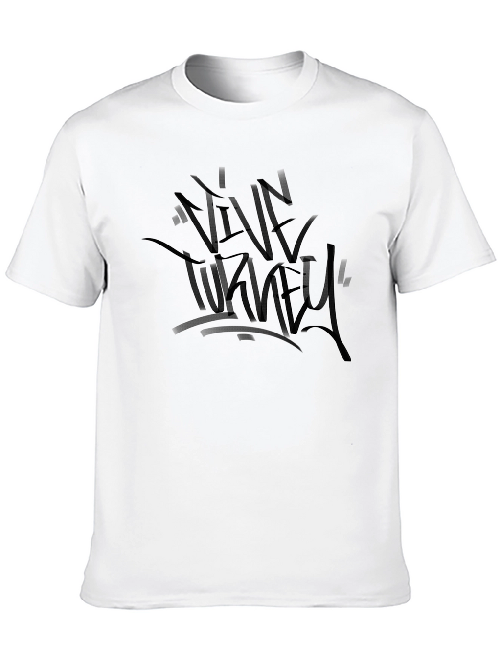 Vive Turkey Graphic Tee - Black