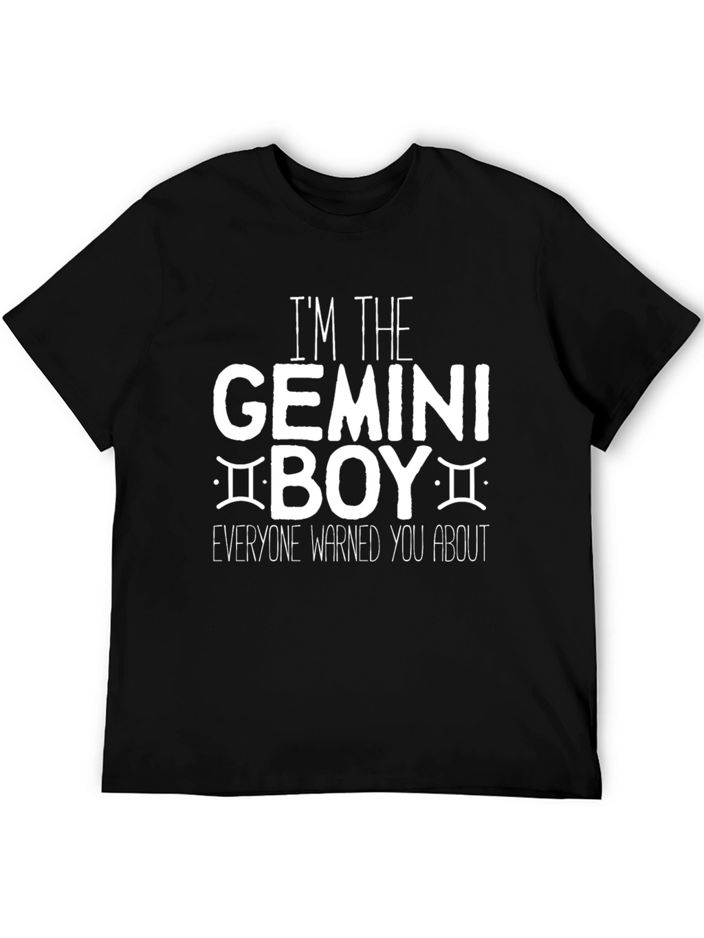 Gemini Boy Graphic Tee - Zodiac Sign Shirt