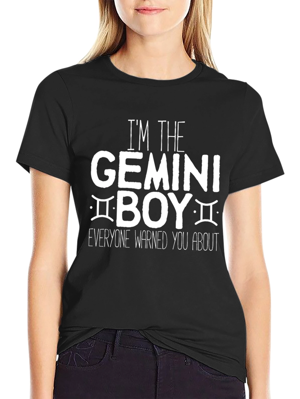 Gemini Boy Graphic Tee - Zodiac Sign Shirt