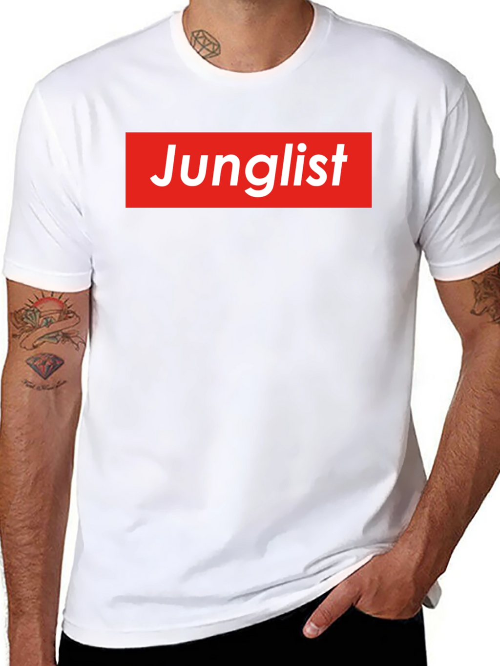 Junglist T-Shirt - Red Box Logo