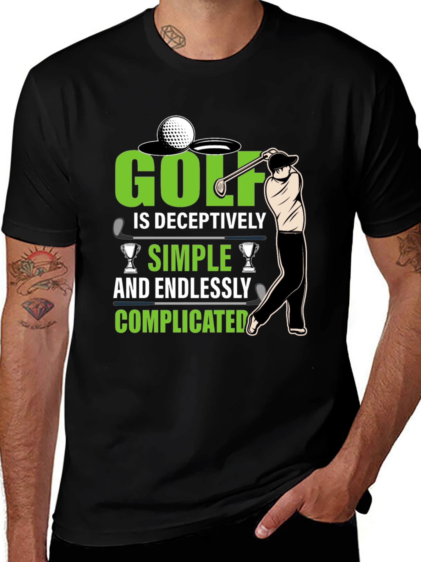 Golf Deceptively Simple T-Shirt