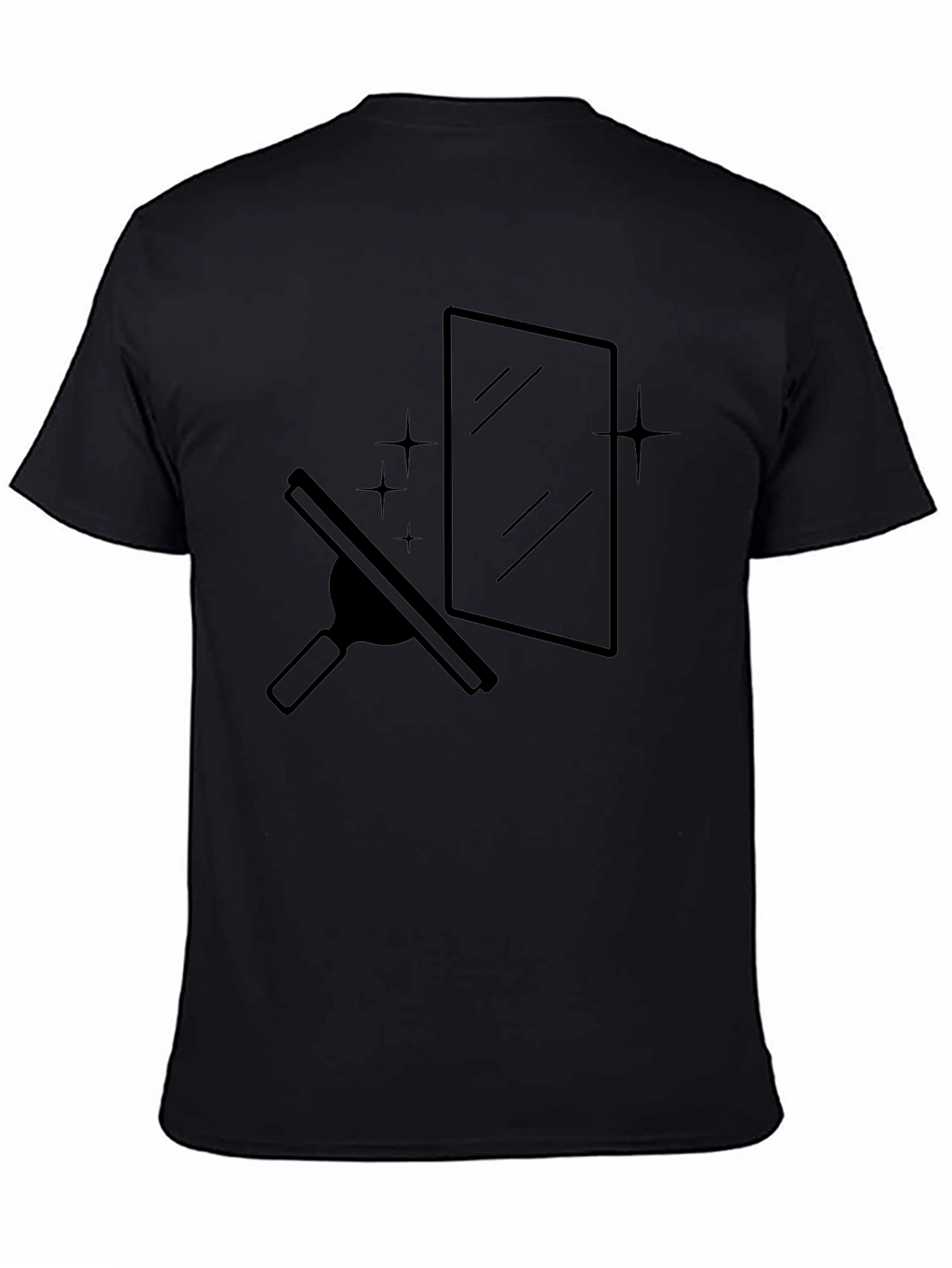 Clean Window Graphic Tee - Black T-Shirt