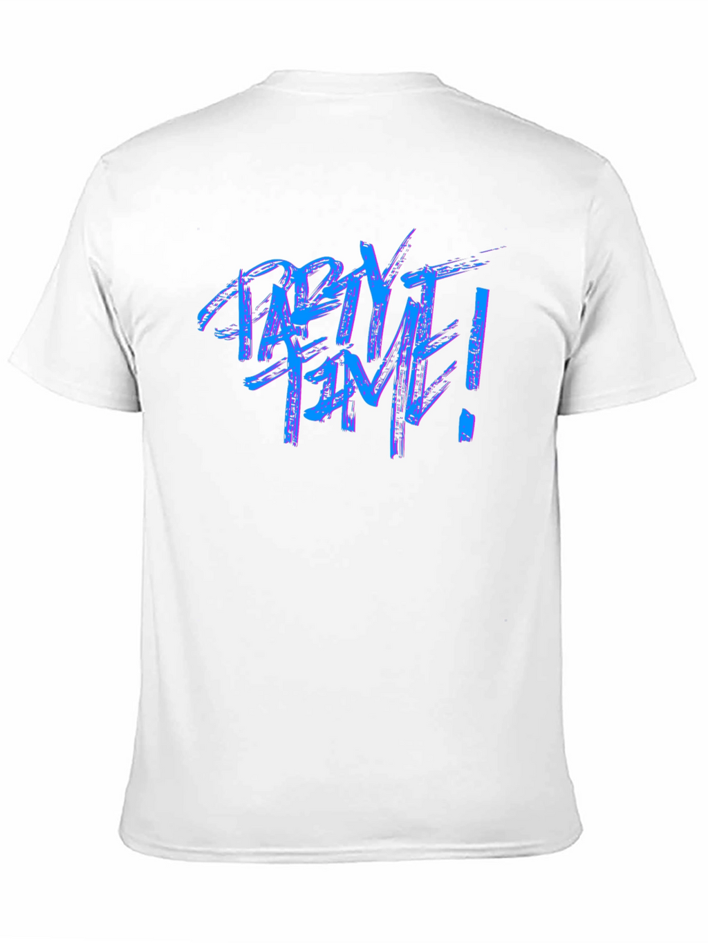Party Time Graphic Tee - Black Crew Neck