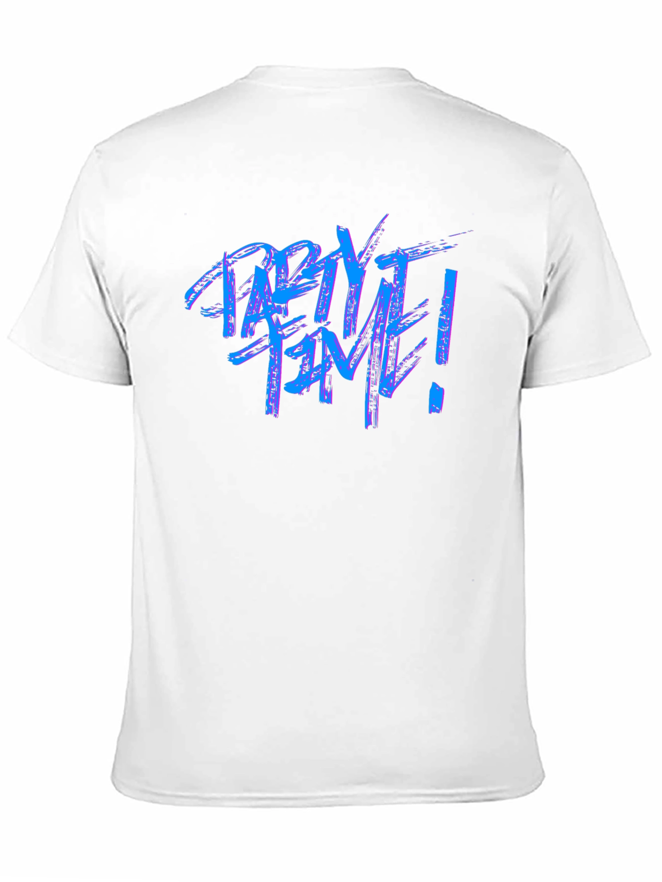 Party Time Graphic Tee - Black Crew Neck