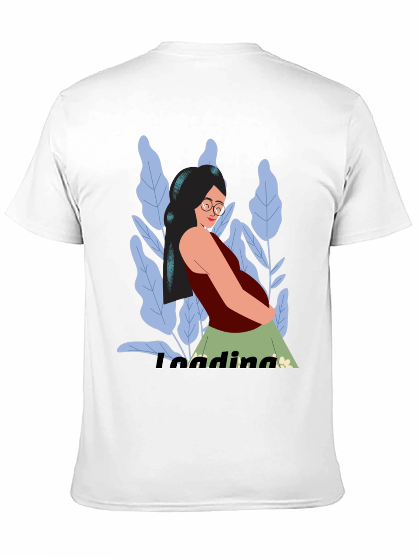 Stylish Loading Graphic Print T-Shirt