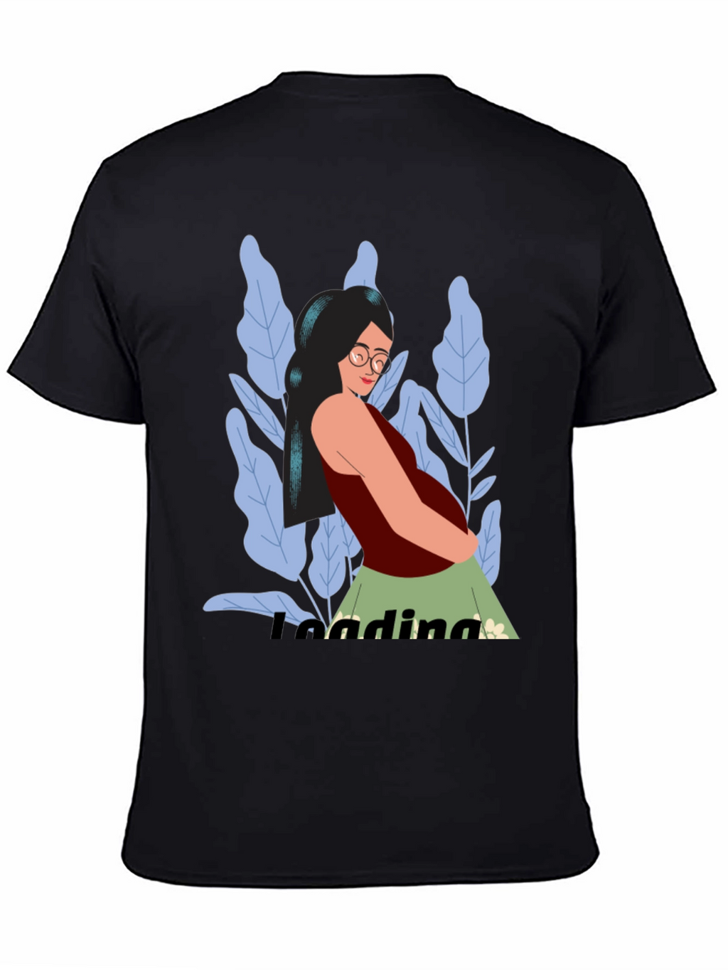 Stylish Loading Graphic Print T-Shirt
