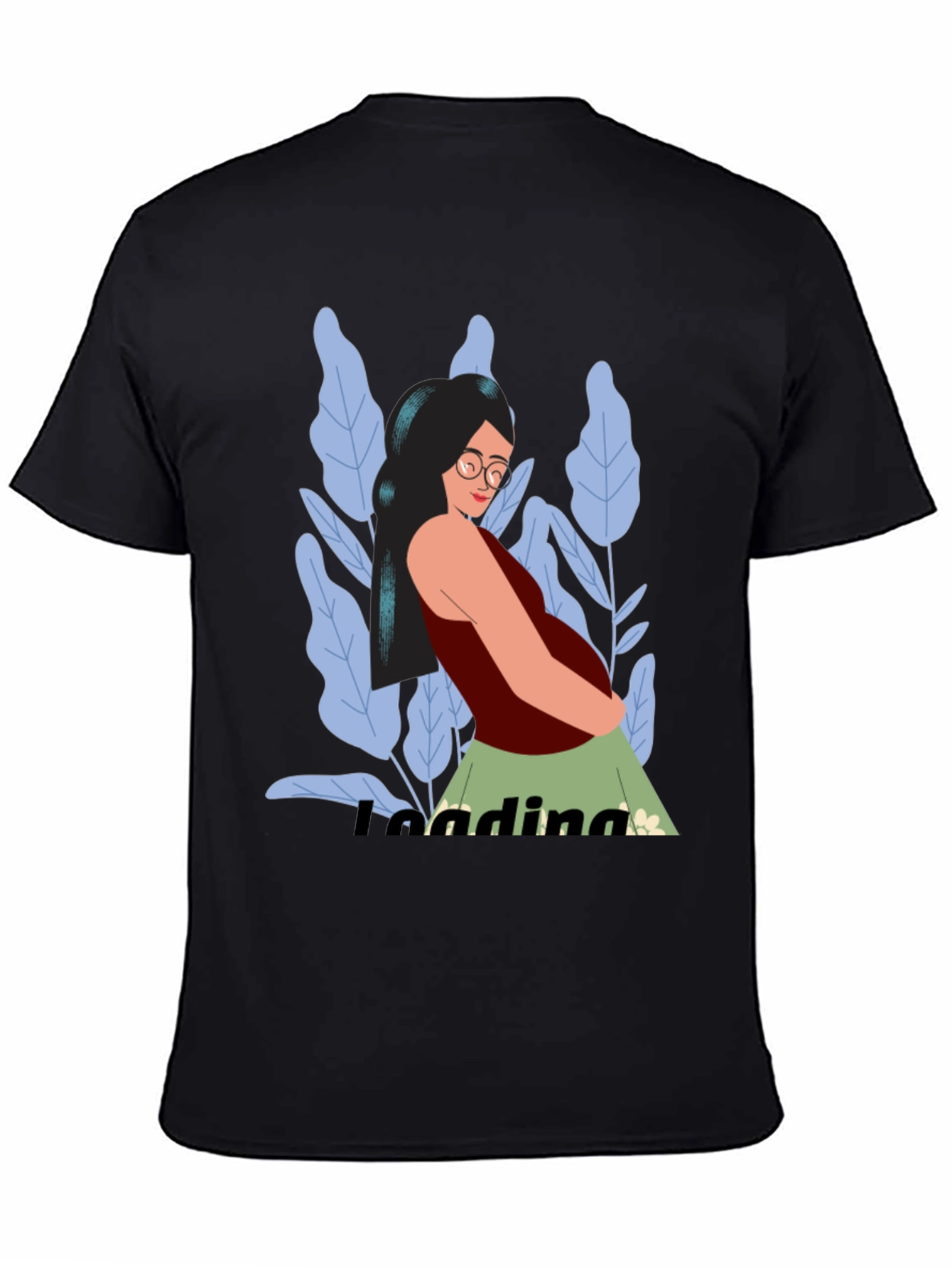 Stylish Loading Graphic Print T-Shirt