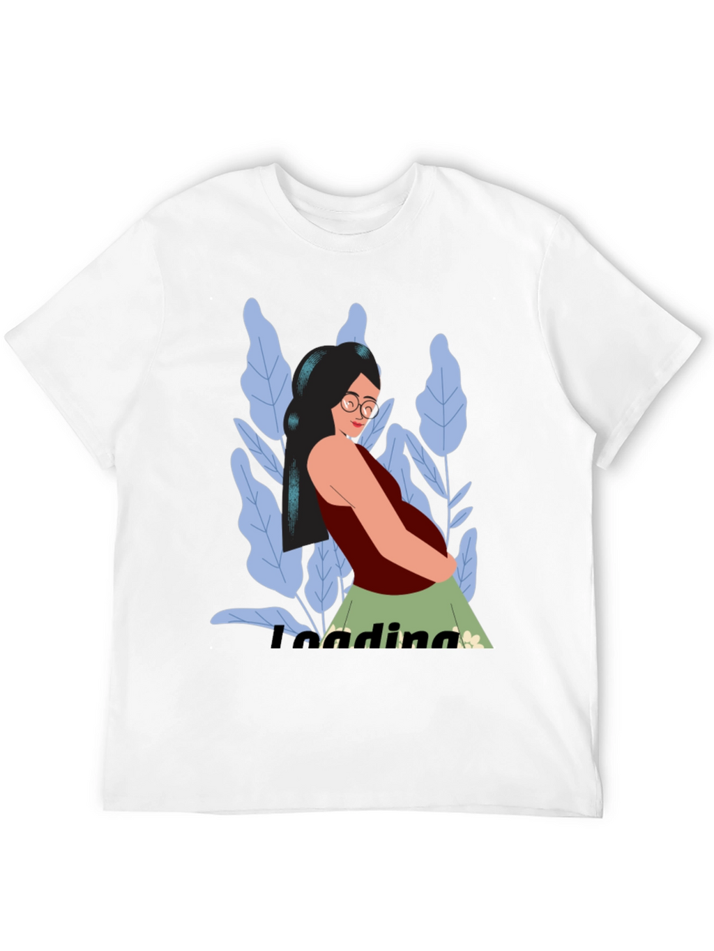 Stylish Loading Graphic Print T-Shirt
