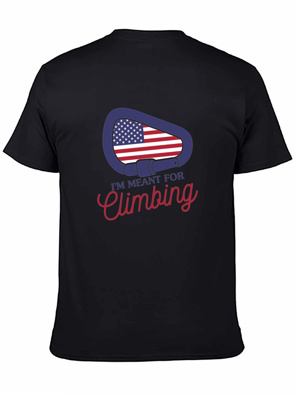 Climbing T-Shirt - USA Carabiner Design