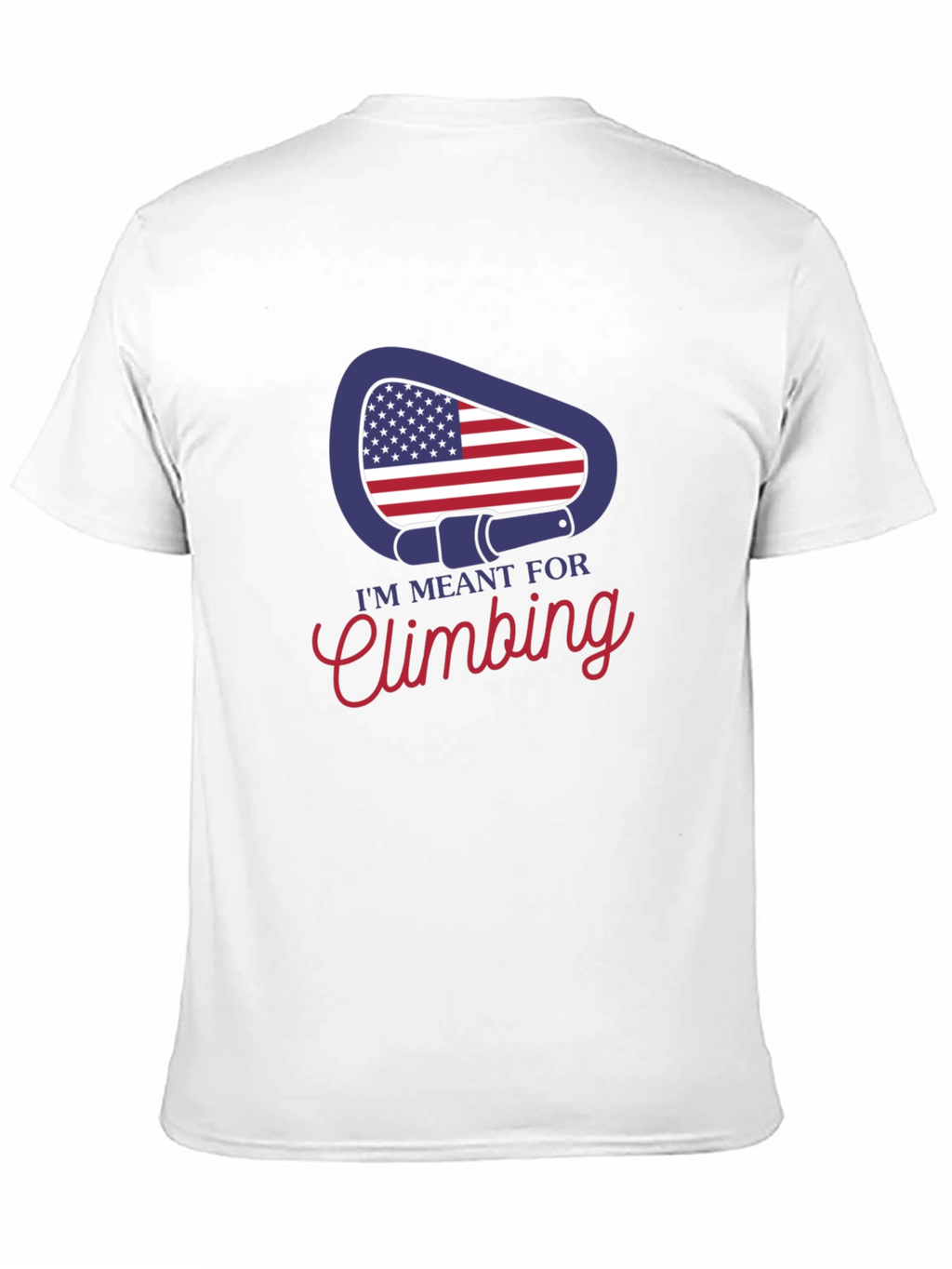 Climbing T-Shirt - USA Carabiner Design