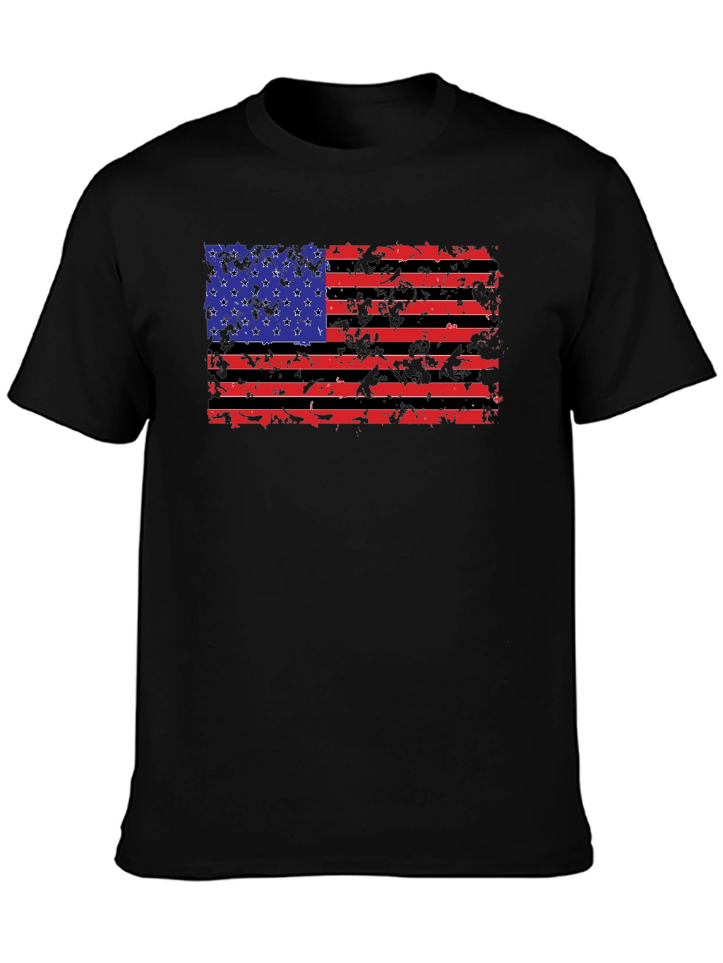 American Flag Graphic T-Shirt