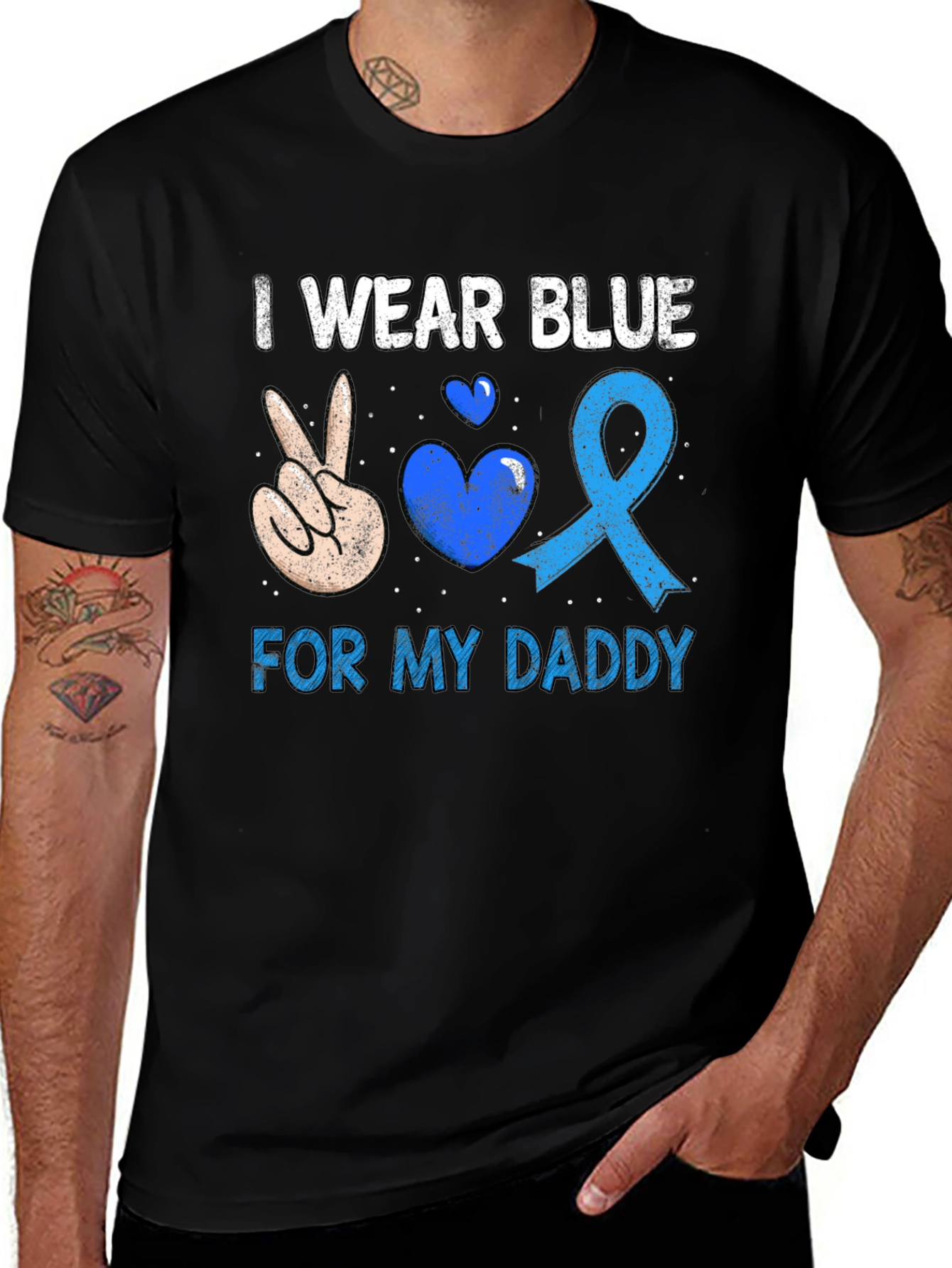 I Wear Blue For My Daddy T-Shirt