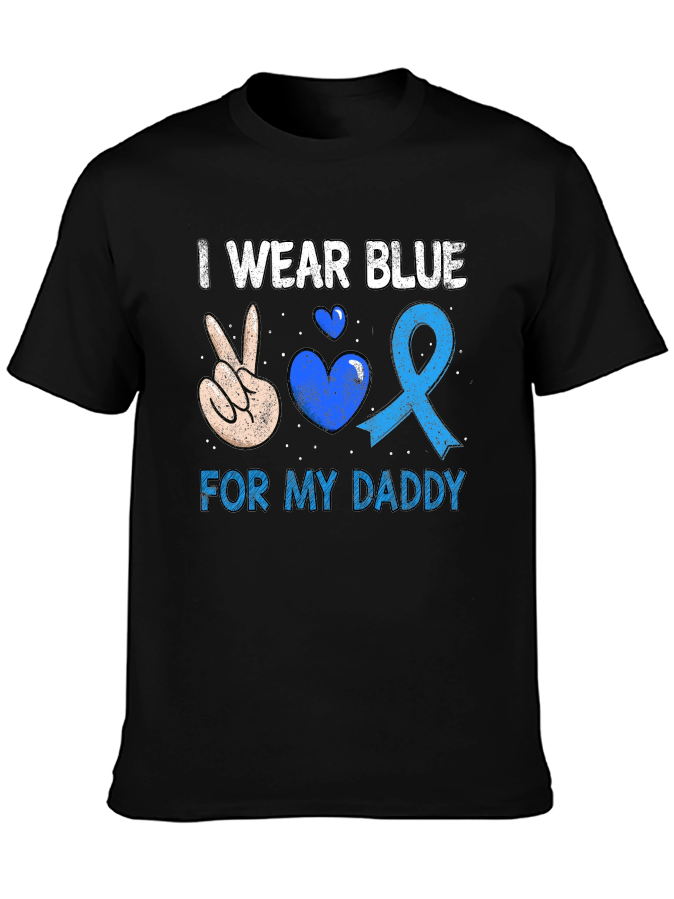 I Wear Blue For My Daddy T-Shirt