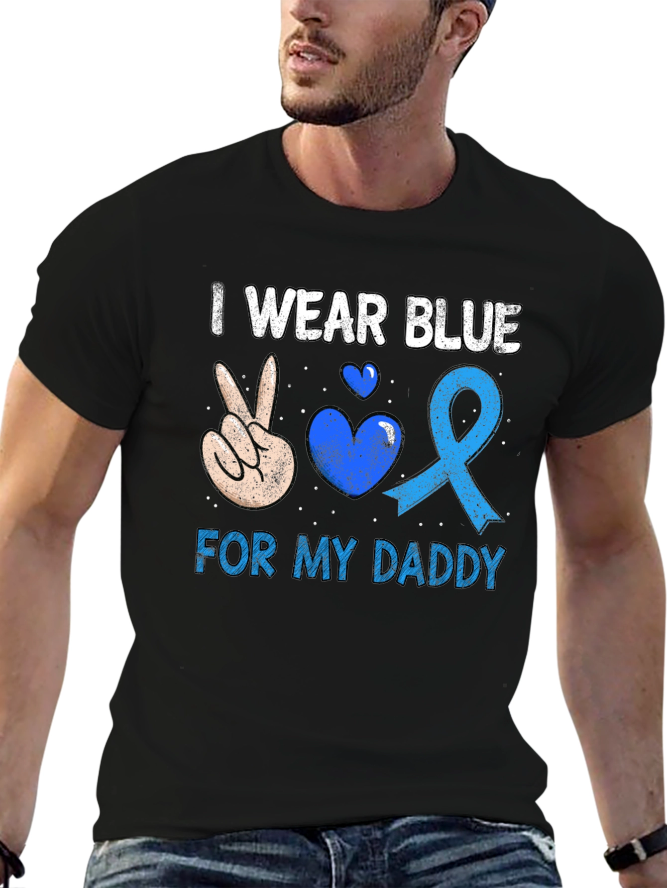 I Wear Blue For My Daddy T-Shirt