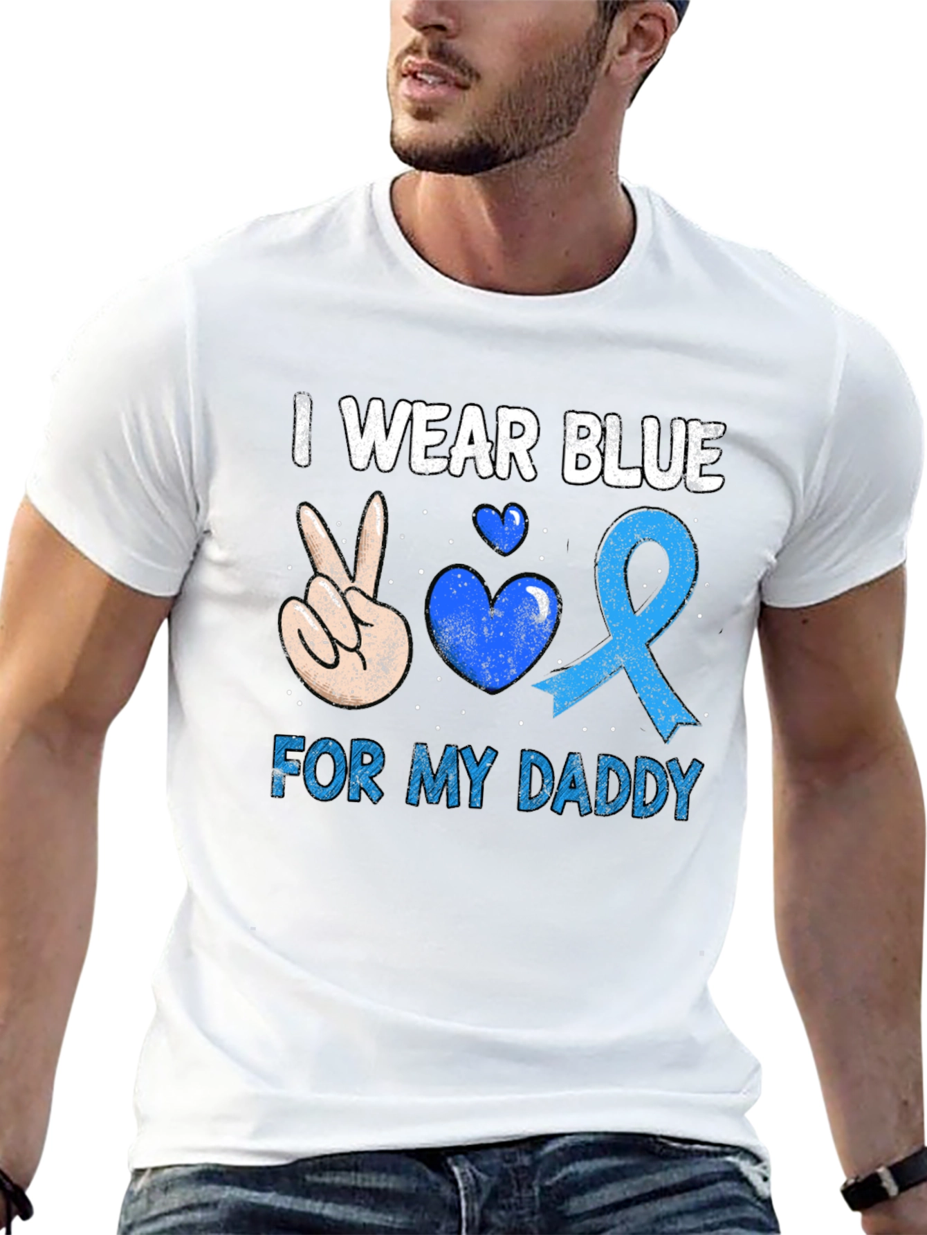 I Wear Blue For My Daddy T-Shirt