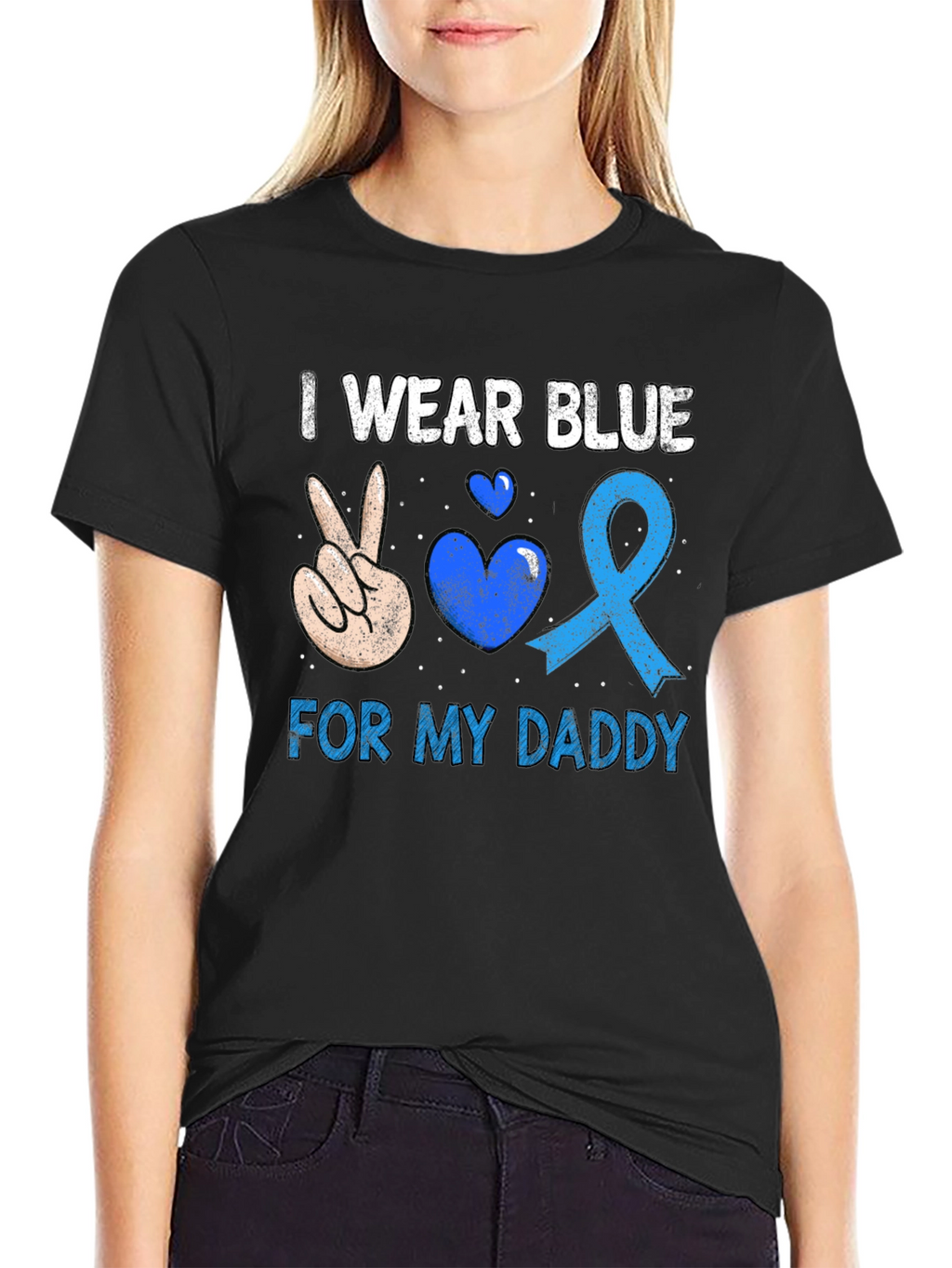 I Wear Blue For My Daddy T-Shirt