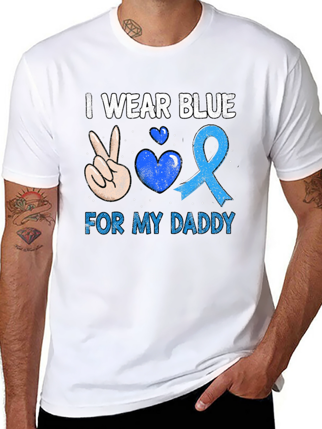 I Wear Blue For My Daddy T-Shirt
