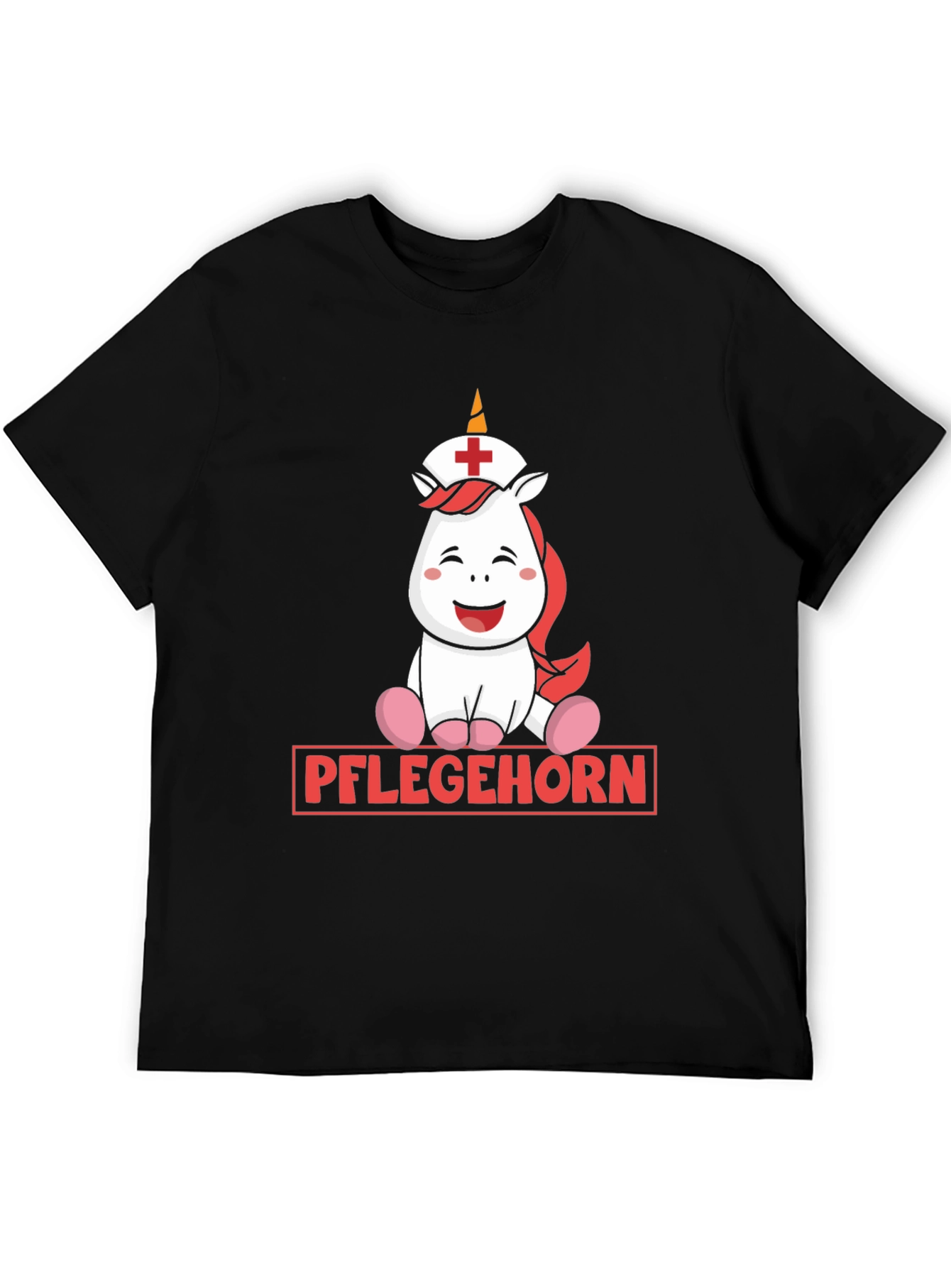 Pflegehorn Nurse Unicorn Graphic T-Shirt
