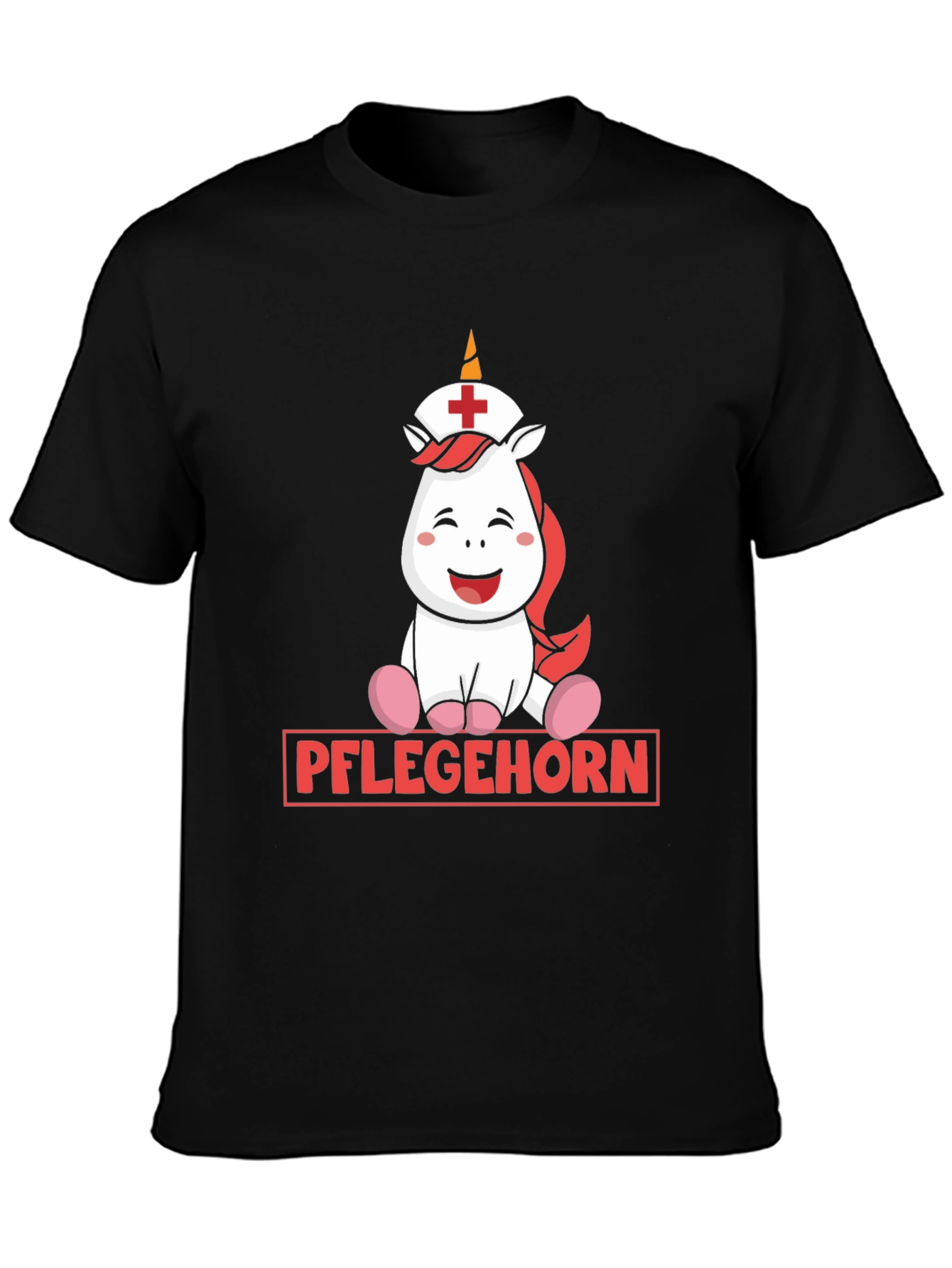 Pflegehorn Nurse Unicorn Graphic T-Shirt