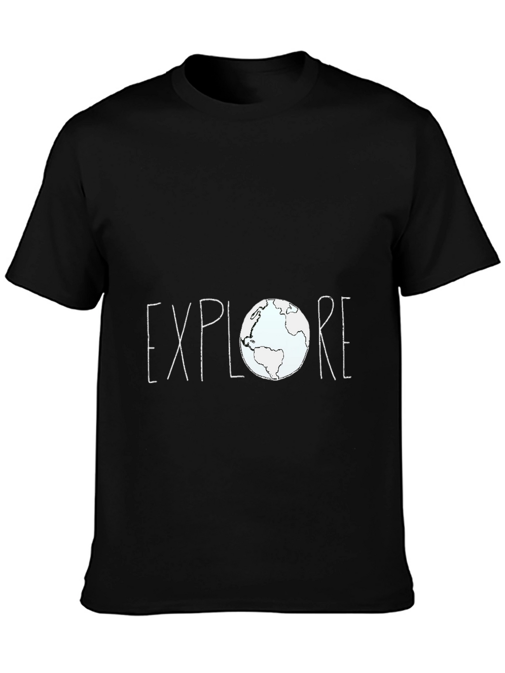 Explore Earth Graphic Tee - Black