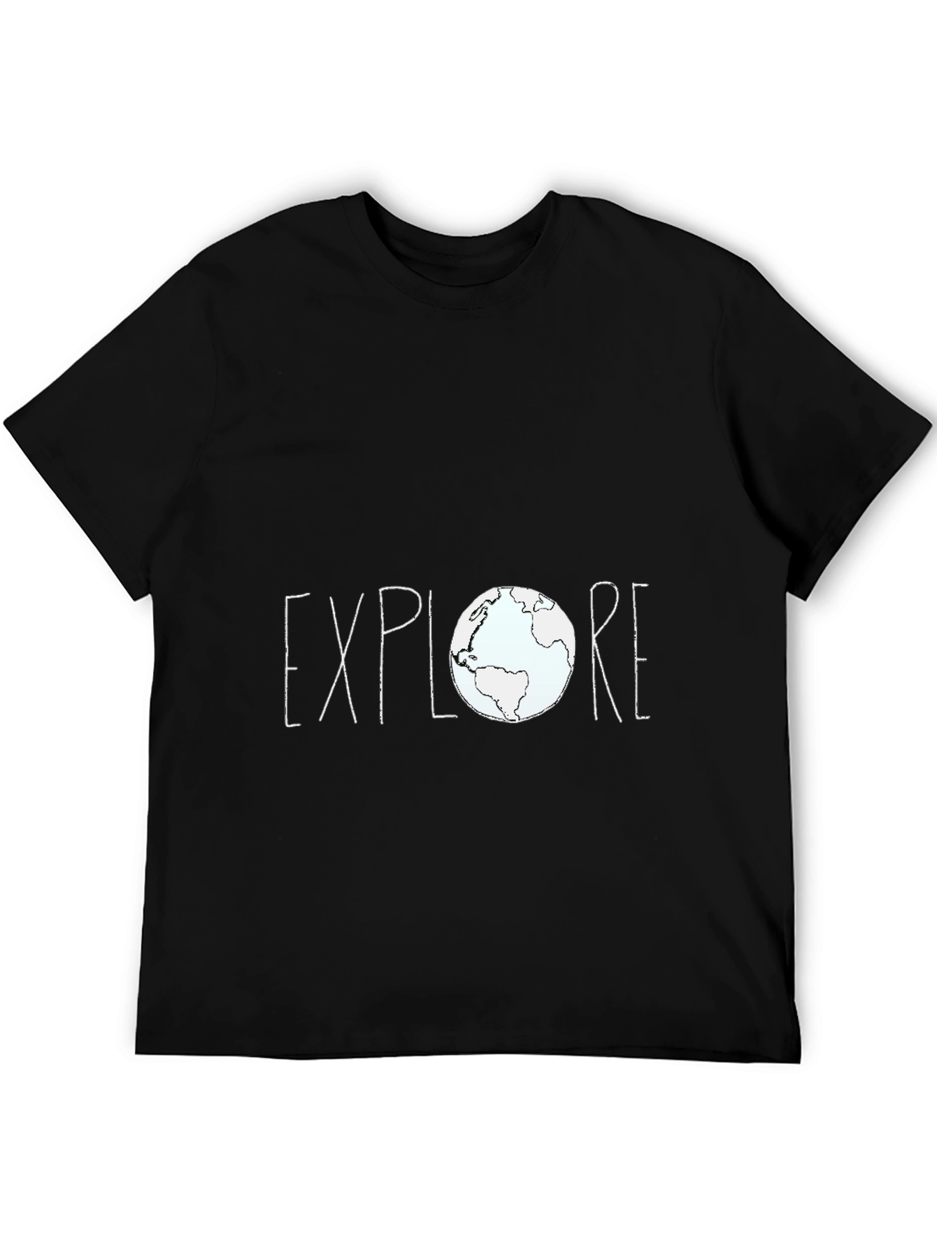 Explore Earth Graphic Tee - Black