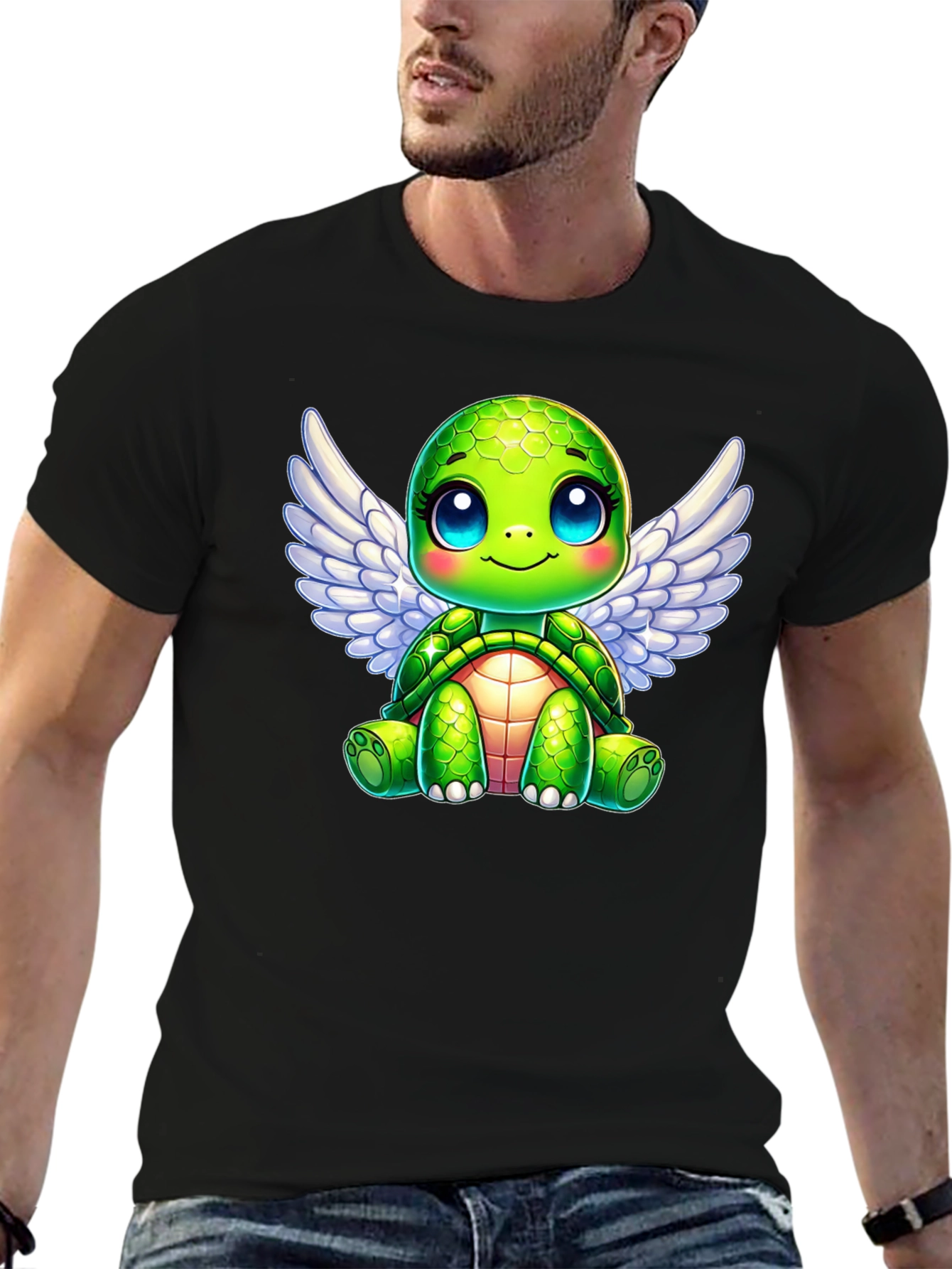 Cute Turtle Angel Wings T-Shirt