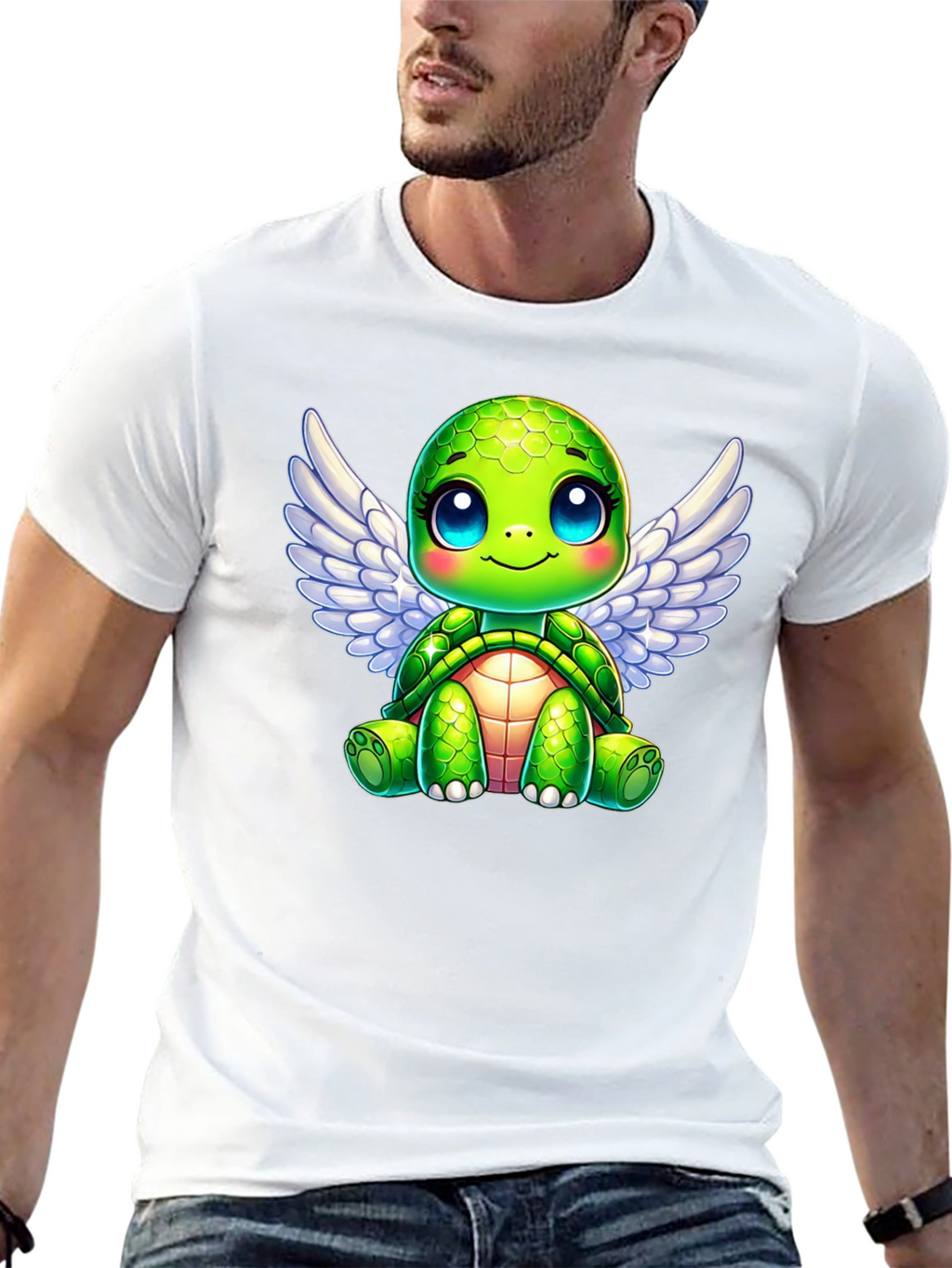 Cute Turtle Angel Wings T-Shirt
