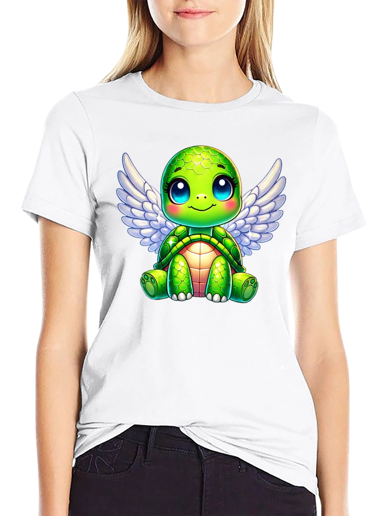 Cute Turtle Angel Wings T-Shirt