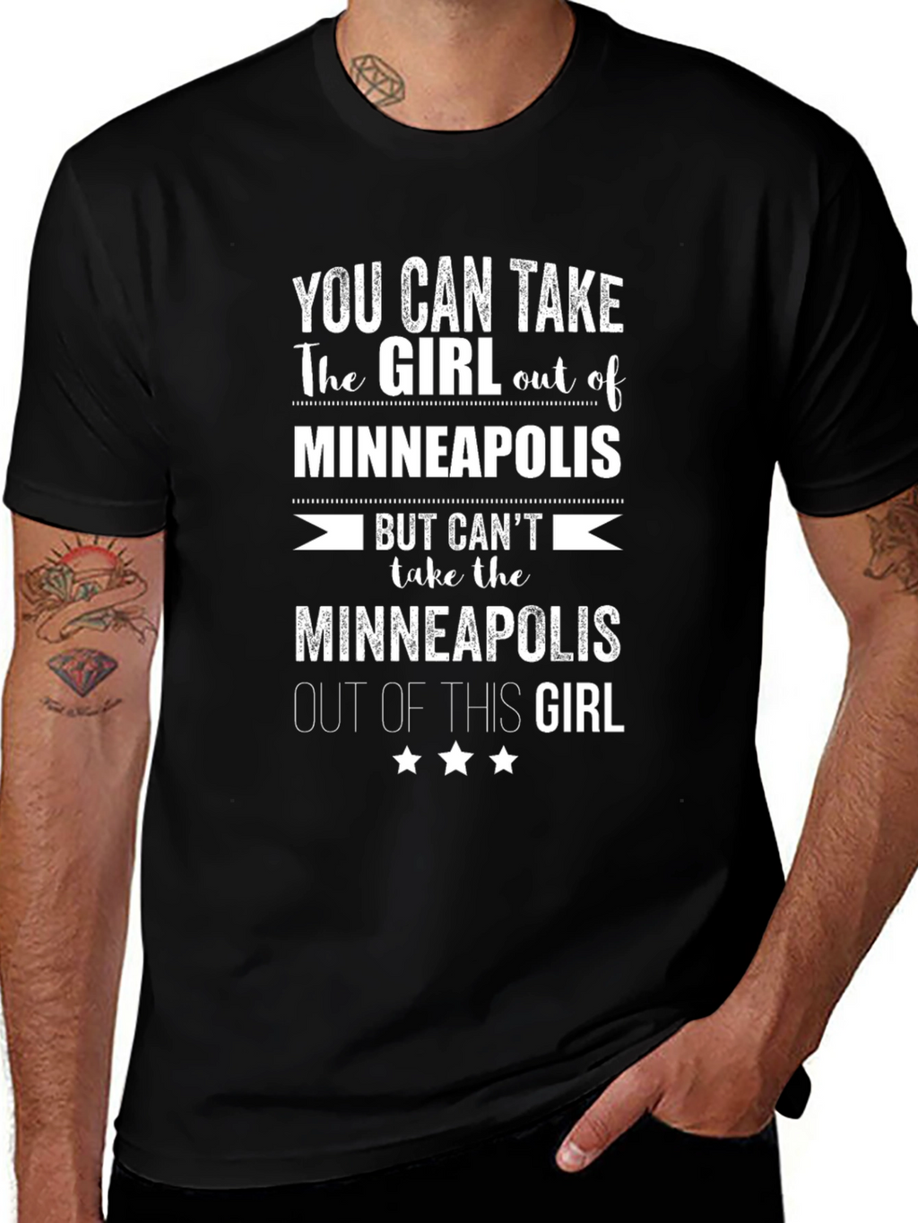 Minneapolis Girl T-Shirt - City Pride Tee