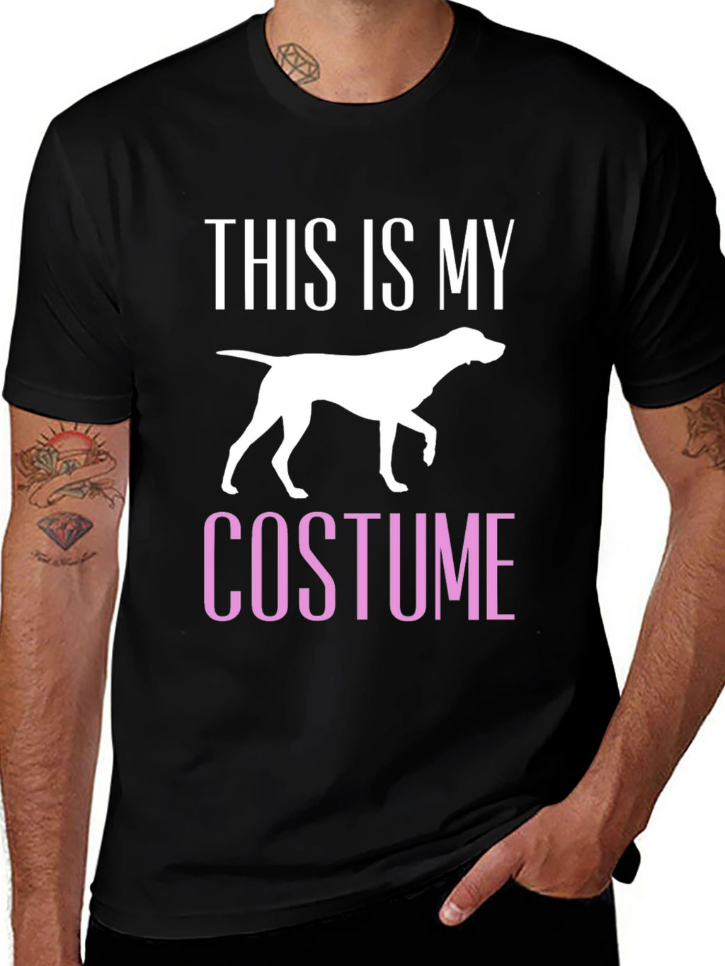 Funny Dog Halloween Costume T-Shirt