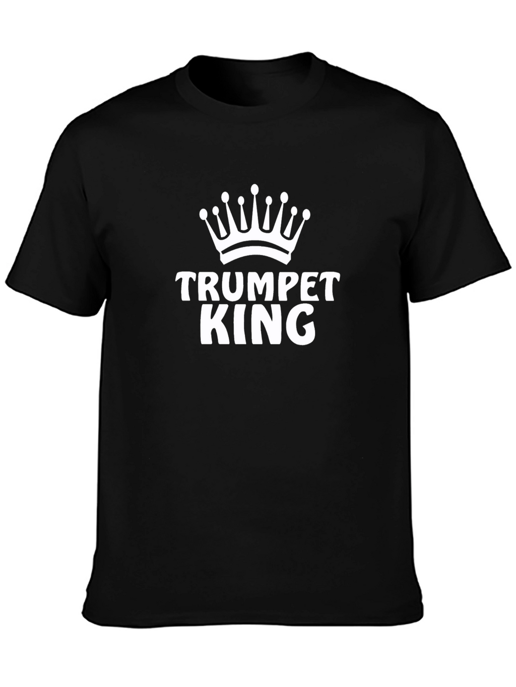 Trumpet King Graphic T-Shirt - Musical Instrument Tee
