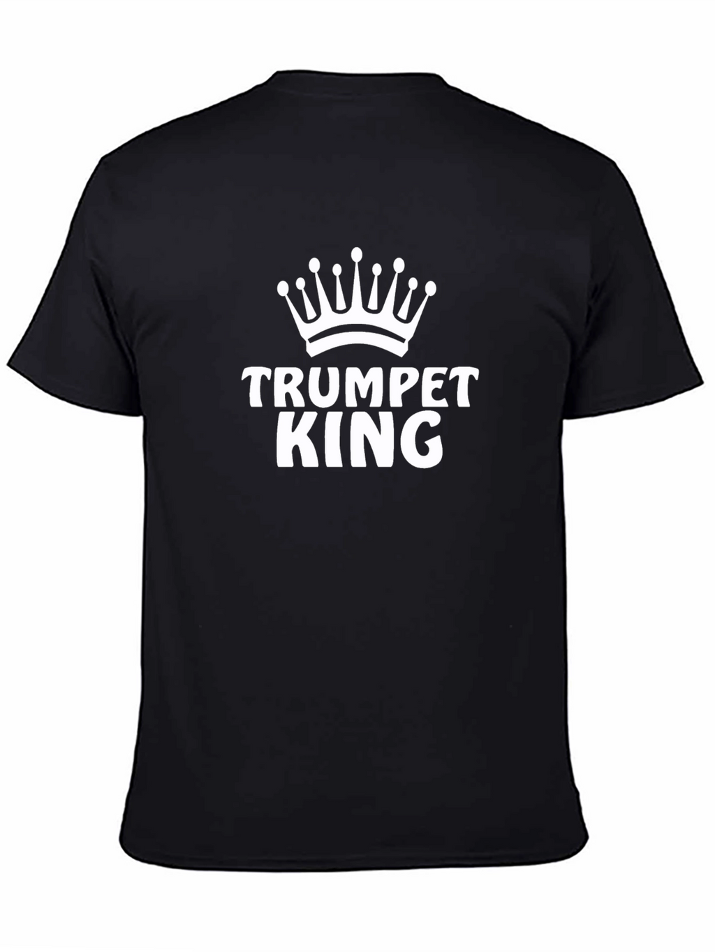 Trumpet King Graphic T-Shirt - Musical Instrument Tee
