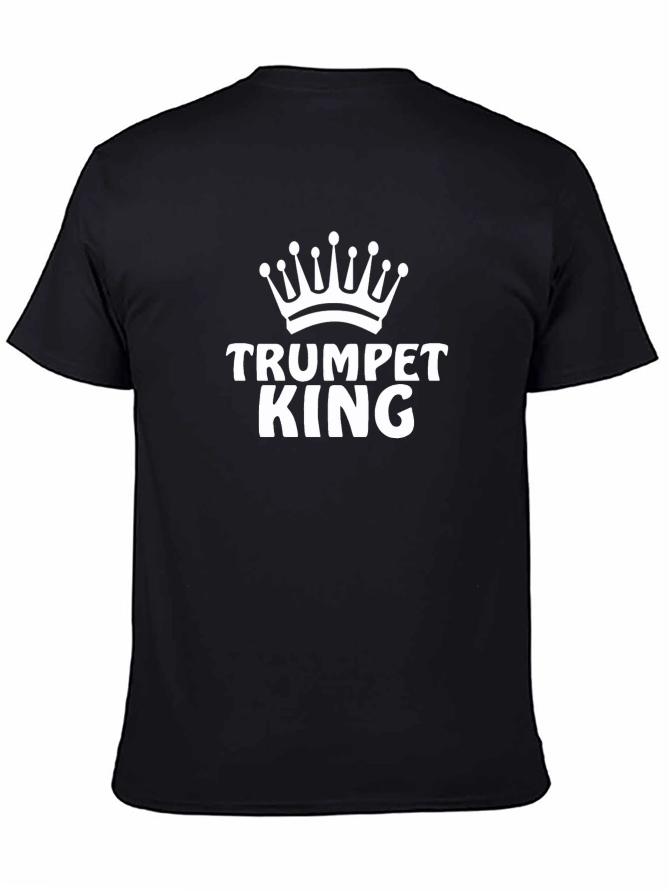 Trumpet King Graphic T-Shirt - Musical Instrument Tee